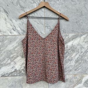 Abercrombie & Fitch Floral V-neck Tank